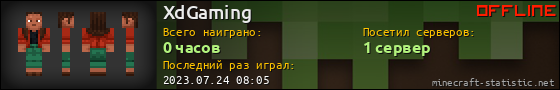 Юзербар 560x90 для XdGaming