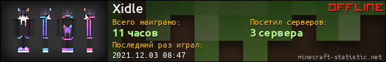 Юзербар 560x90 для Xidle