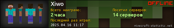 Юзербар 560x90 для Xiwo
