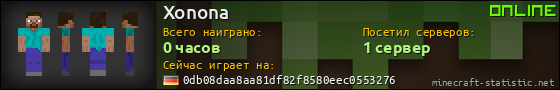 Юзербар 560x90 для Xonona