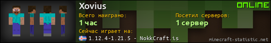Юзербар 560x90 для Xovius