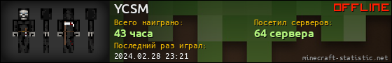 Юзербар 560x90 для YCSM