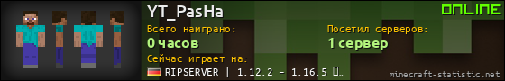 Юзербар 560x90 для YT_PasHa