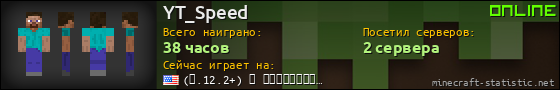 Юзербар 560x90 для YT_Speed