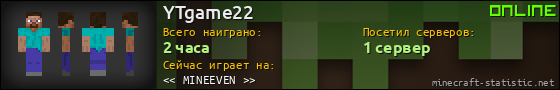 Юзербар 560x90 для YTgame22