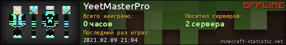 Юзербар 560x90 для YeetMasterPro