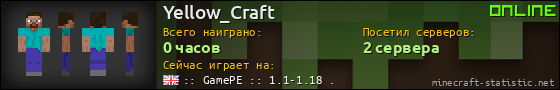 Юзербар 560x90 для Yellow_Craft