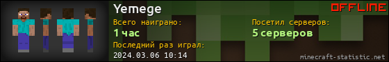 Юзербар 560x90 для Yemege