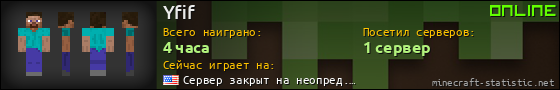 Юзербар 560x90 для Yfif