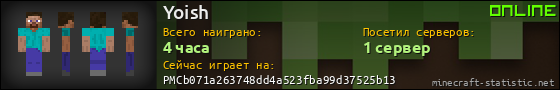 Юзербар 560x90 для Yoish