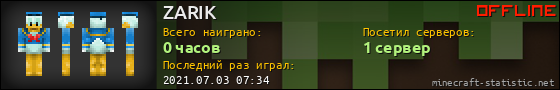 Юзербар 560x90 для ZARIK