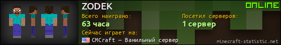 Юзербар 560x90 для ZODEK