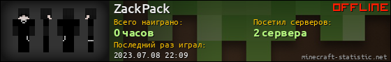 Юзербар 560x90 для ZackPack