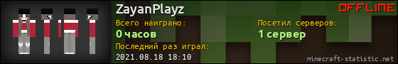 Юзербар 560x90 для ZayanPlayz