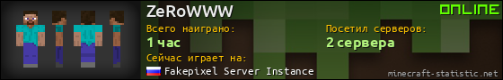 Юзербар 560x90 для ZeRoWWW