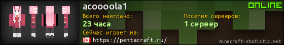 Юзербар 560x90 для acoooola1