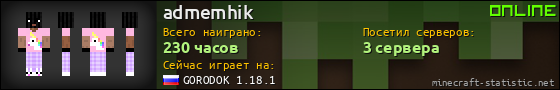 Юзербар 560x90 для admemhik