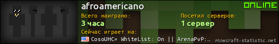 Юзербар 560x90 для afroamericano