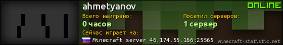 Юзербар 560x90 для ahmetyanov