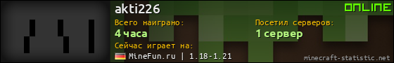 Юзербар 560x90 для akti226