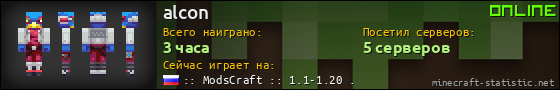 Юзербар 560x90 для alcon