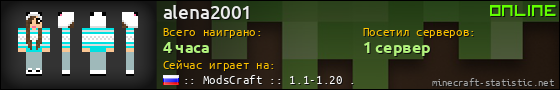 Юзербар 560x90 для alena2001