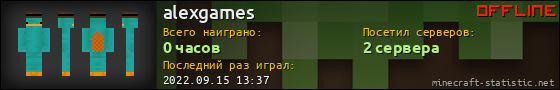 Юзербар 560x90 для alexgames