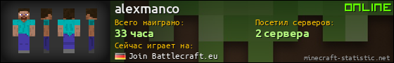 Юзербар 560x90 для alexmanco