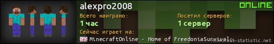 Юзербар 560x90 для alexpro2008