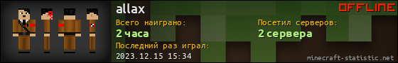 Юзербар 560x90 для allax
