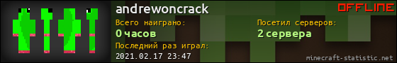 Юзербар 560x90 для andrewoncrack