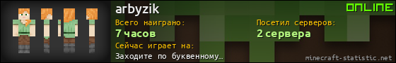 Юзербар 560x90 для arbyzik