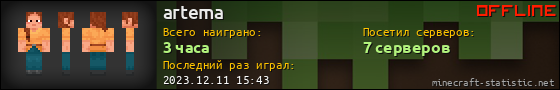 Юзербар 560x90 для artema