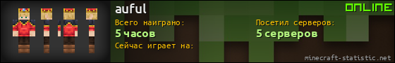 Юзербар 560x90 для auful