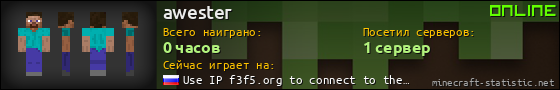 Юзербар 560x90 для awester