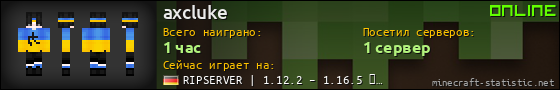 Юзербар 560x90 для axcluke