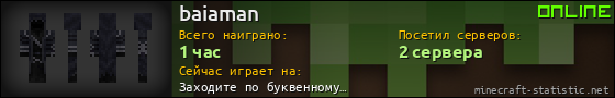 Юзербар 560x90 для baiaman