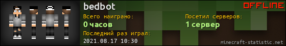 Юзербар 560x90 для bedbot