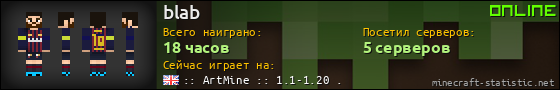 Юзербар 560x90 для blab