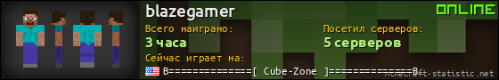 Юзербар 560x90 для blazegamer