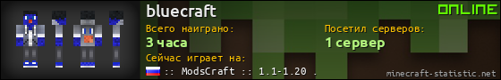 Юзербар 560x90 для bluecraft