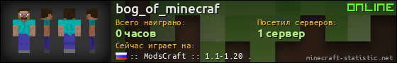 Юзербар 560x90 для bog_of_minecraf