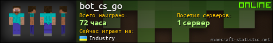 Юзербар 560x90 для bot_cs_go