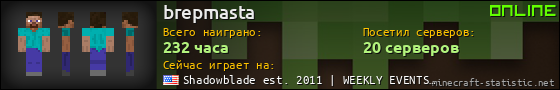 Юзербар 560x90 для brepmasta