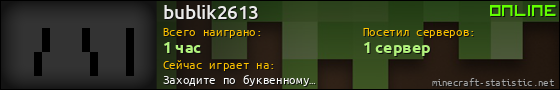 Юзербар 560x90 для bublik2613