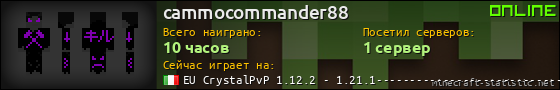 Юзербар 560x90 для cammocommander88