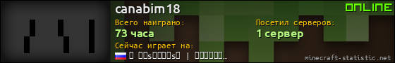 Юзербар 560x90 для canabim18