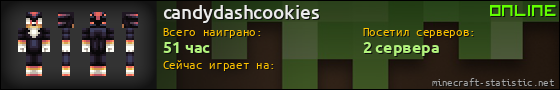 Юзербар 560x90 для candydashcookies