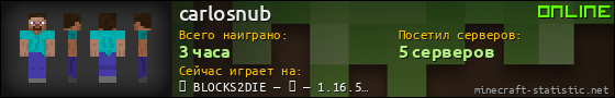 Юзербар 560x90 для carlosnub