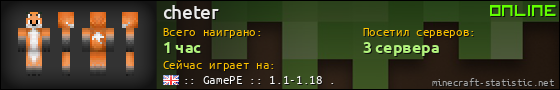 Юзербар 560x90 для cheter